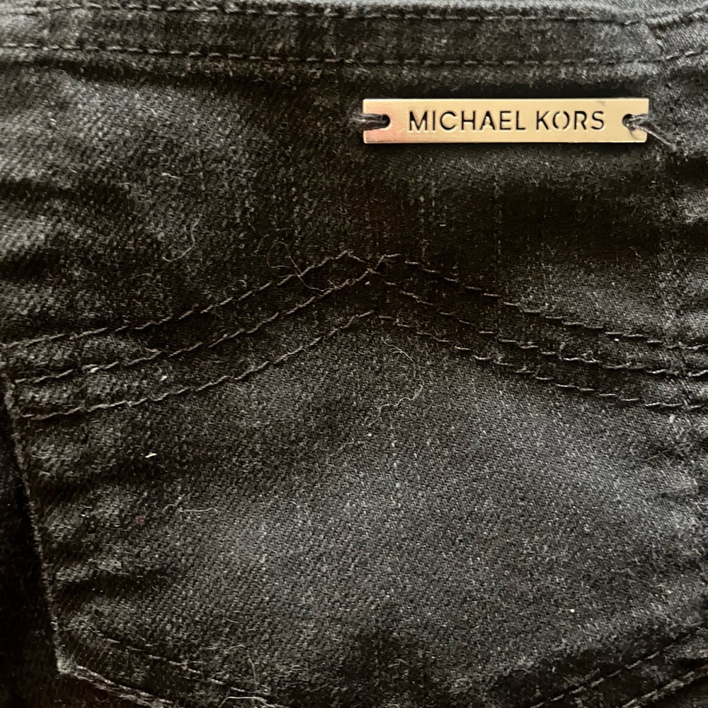 Michael Kors Black Straight Leg Jeans